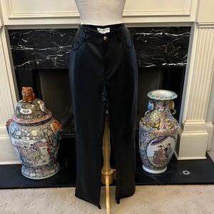 Marc New York Black Vegan Leather Pants